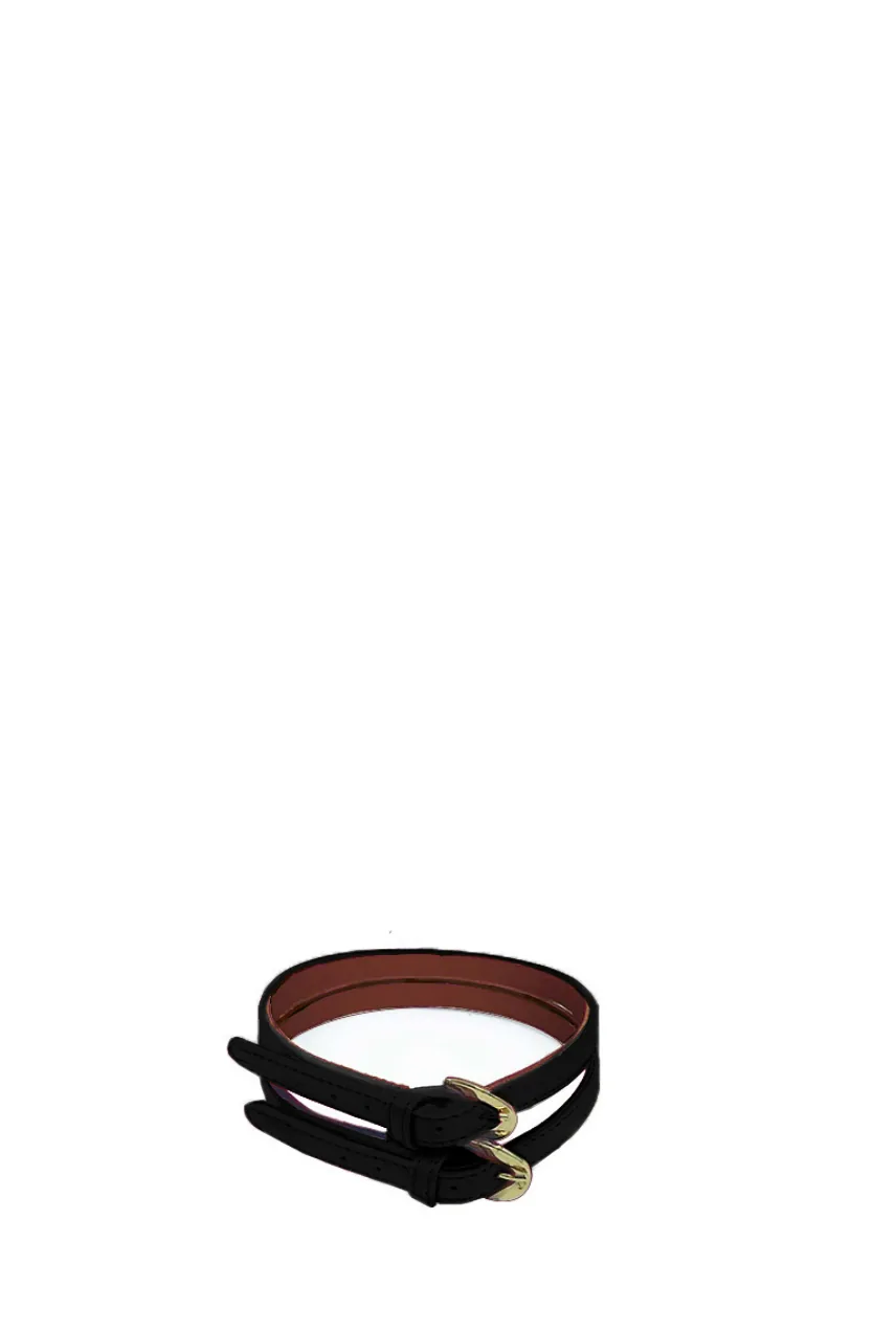 Ankle Strap — Black Crepe Satin